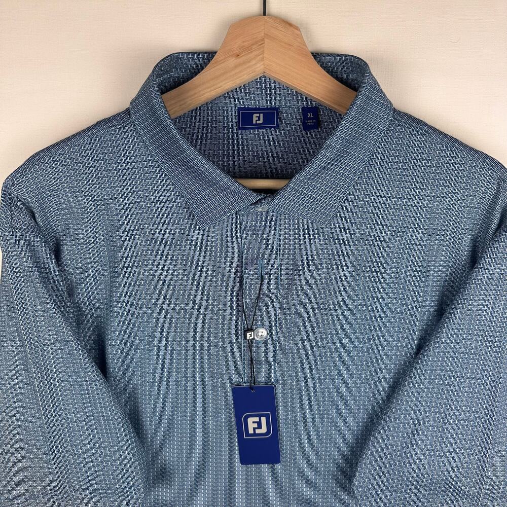 NWT FootJoy Men's Size XL Polo Golf Shirt Casual Collared Short Sleeve
